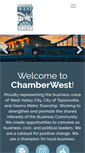 Mobile Screenshot of chamberwest.com