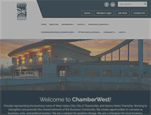 Tablet Screenshot of chamberwest.com